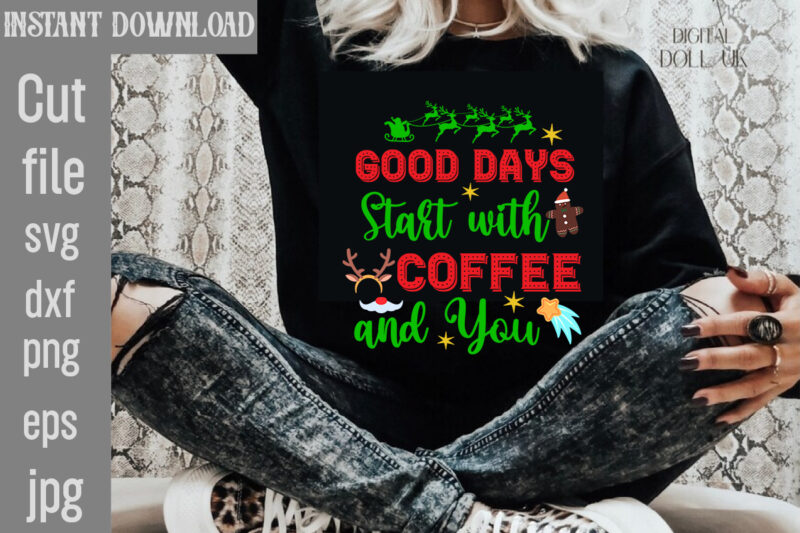 Christmas T-shirt Designs Bundle, 20 Designs,On Sell Designs,Christmas Designs Bundle,Christmas SVG Design, Christmas Tree Bundle, Christmas