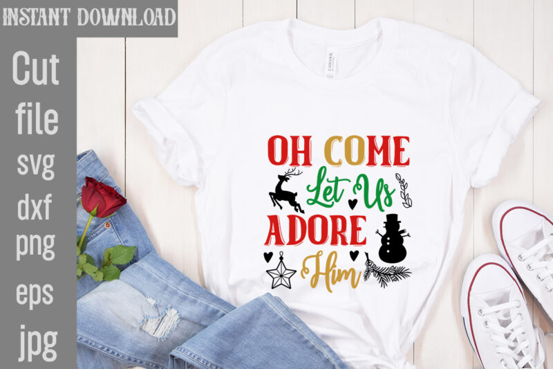 Christmas T-shirt Designs Bundle, 20 Designs,On Sell Designs,Christmas Designs Bundle,Christmas SVG Design, Christmas Tree Bundle, Christmas