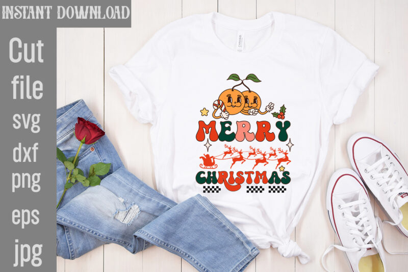 Retro Christmas PNG Sublimation Bundle,20 Designs,on Sell Design,Big Sell Design,Png Bundle,Christmas T-shirt Designs