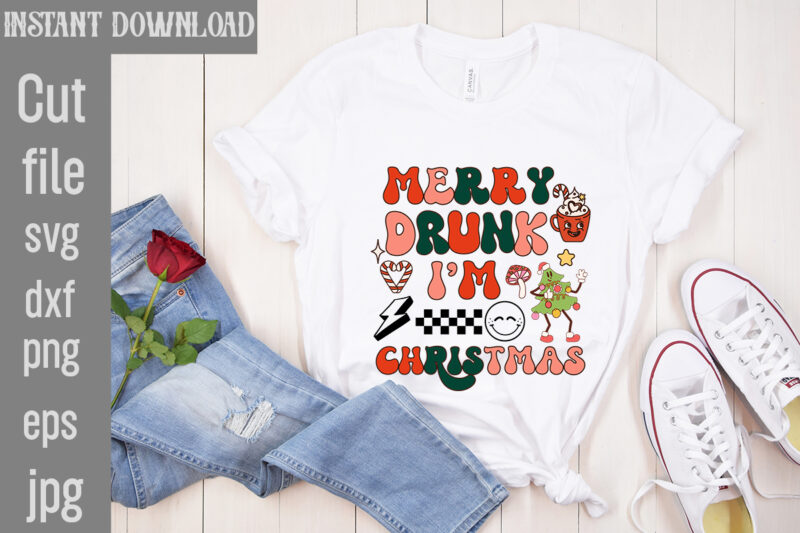 Retro Christmas PNG Sublimation Bundle,20 Designs,on Sell Design,Big Sell Design,Png Bundle,Christmas T-shirt Designs