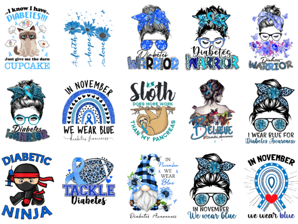 15 diabetes awareness shirt designs bundle for commercial use part 10, diabetes awareness t-shirt, diabetes awareness png file, diabetes awareness digital file, diabetes awareness gift, diabetes awareness download, diabetes awareness