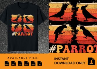 Parrot Shirt Design