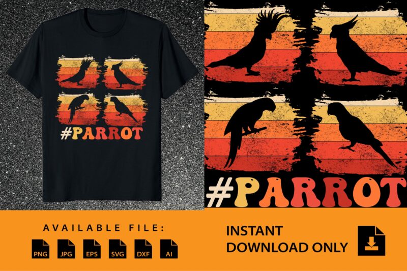 Parrot Shirt Design
