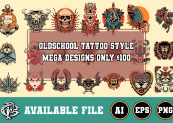 oldschool style design mega bundle only $100
