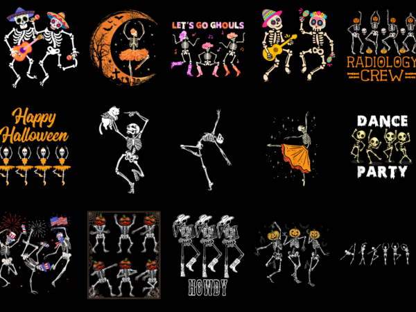 15 dancing skeleton shirt designs bundle for commercial use part 2, dancing skeleton t-shirt, dancing skeleton png file, dancing skeleton digital file, dancing skeleton gift, dancing skeleton download, dancing skeleton design amz