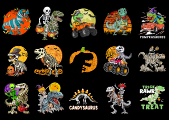 15 Halloween Dinosaur Shirt Designs Bundle For Commercial Use Part 2, Halloween Dinosaur T-shirt, Halloween Dinosaur png file, Halloween Dinosaur digital file, Halloween Dinosaur gift, Halloween Dinosaur download, Halloween Dinosaur design AMZ