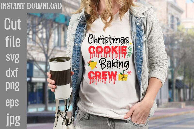 Christmas Cookie Baking Crew T-shirt Design,Check Your Elf Before You Wreck Your Elf T-shirt Design,Balls Deep Into Christmas T-shirt Design,Baking Spirits Bright T-shirt Design,You Have Such A Pretty Face You