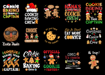 15 Cookie Baking Shirt Designs Bundle For Commercial Use Part 2, Cookie Baking T-shirt, Cookie Baking png file, Cookie Baking digital file, Cookie Baking gift, Cookie Baking download, Cookie Baking design AMZ