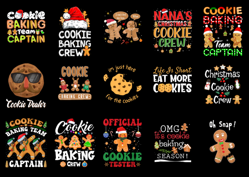 15 Cookie Baking Shirt Designs Bundle For Commercial Use Part 2, Cookie Baking T-shirt, Cookie Baking png file, Cookie Baking digital file, Cookie Baking gift, Cookie Baking download, Cookie Baking design AMZ