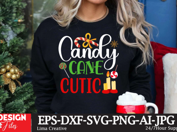 Candy cane cutic t-shirt design, winter svg bundle, christmas svg, winter svg, santa svg, christmas quote svg, funny quotes svg, snowman svg, holiday svg, winter quote svg christmas svg bundle,
