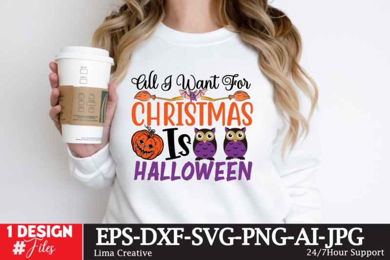 Halloween T-shirt Design Mega Bundle
