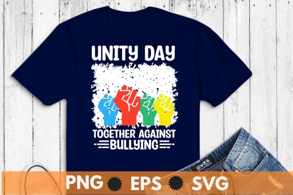 Unity day together against bullying orange anti bullying unity day kid t-shirt design vector , support kindness, promote anti bullying awareness, choose kindness courage inclusion, cute dude, unity day shirt,
