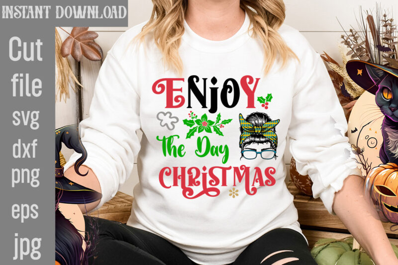 Christmas T-Shirt Bundle , Christmas Vector T-Shirt Design , Santa Vector T-Shirt Design , Christmas Sublimation Bundle , Christmas SVG Mega Bundle , 220 Christmas Design , Christmas svg bundle