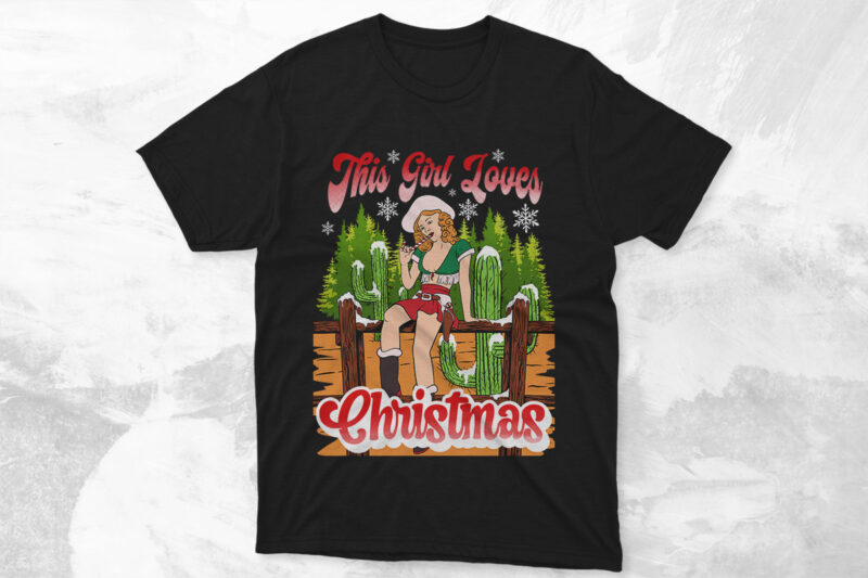 Vintage Christmas Sublimation T-shirt Designs PNG Bundle