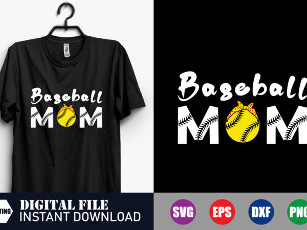 Baseball mom svg, baseball svg, mom svg, funny t-shirt