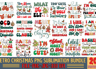 Christmas Retro Designs Bundle,Retro Christmas Bundle, Christmas Sublimation Bundle Christmas Bundle, Festive Af Christmas Junkie Christmas ,Christmas Sublimation Retro Christmas Christmas, Clipart Christmas Png Holiday Sublimation Sublimation Design Heat Transfer