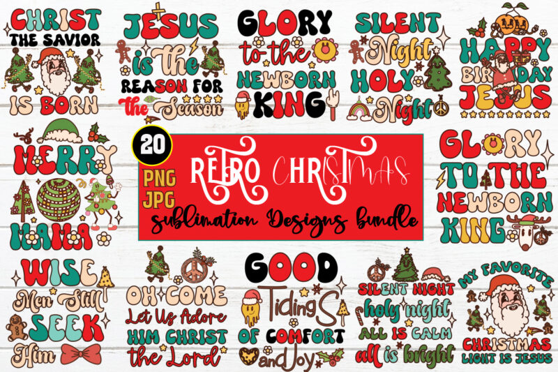 Christmas Retro Designs Bundle,Retro Christmas Bundle, Christmas Sublimation Bundle Christmas Bundle, Festive Af Christmas Junkie Christmas ,Christmas Sublimation Retro Christmas Christmas, Clipart Christmas Png Holiday Sublimation Sublimation Design Heat Transfer