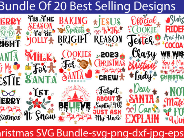 Christmas t-shirt bundle , on sell designs, big sell designs,christmas vector t-shirt design , santa vector t-shirt design , christmas sublimation bundle , christmas svg mega bundle , 220 christmas