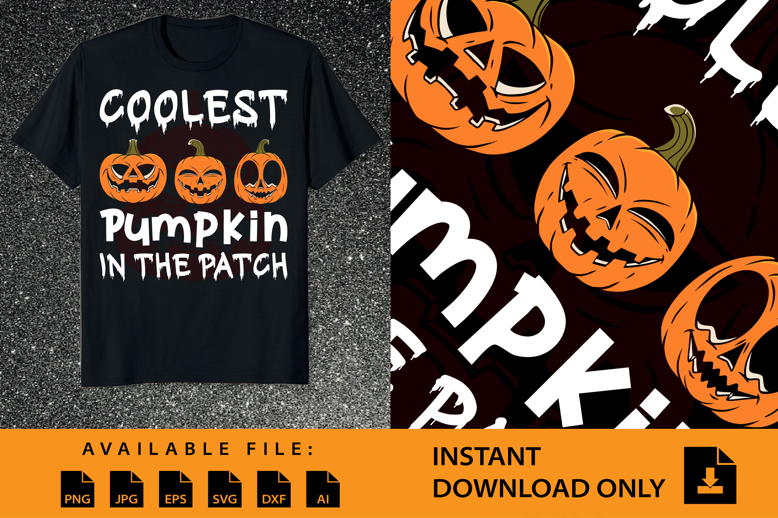 Ghost, Jack-o-lantern, Halloween, Boo! Scary Pumpkin Monster Fire Face  T-Shirt | Kids T-Shirt