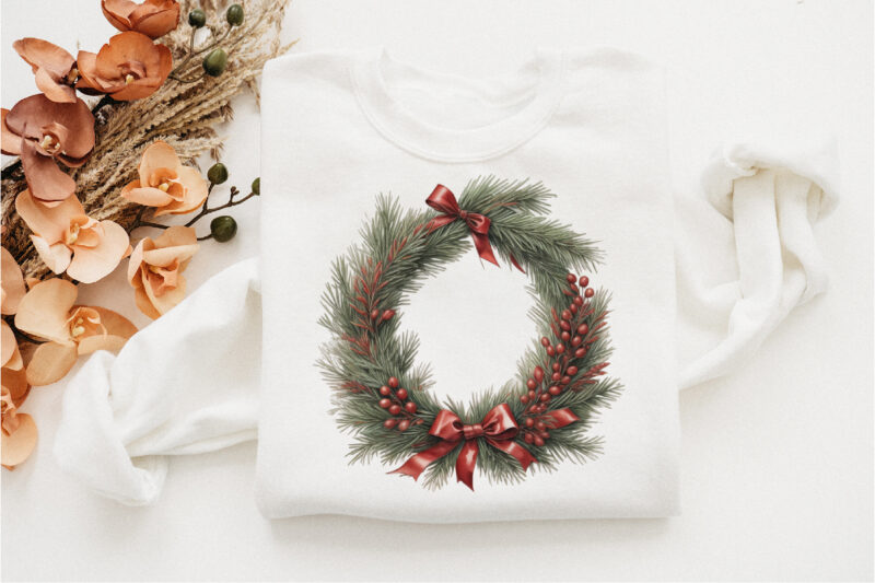 Christmas Watercolor Sublimation