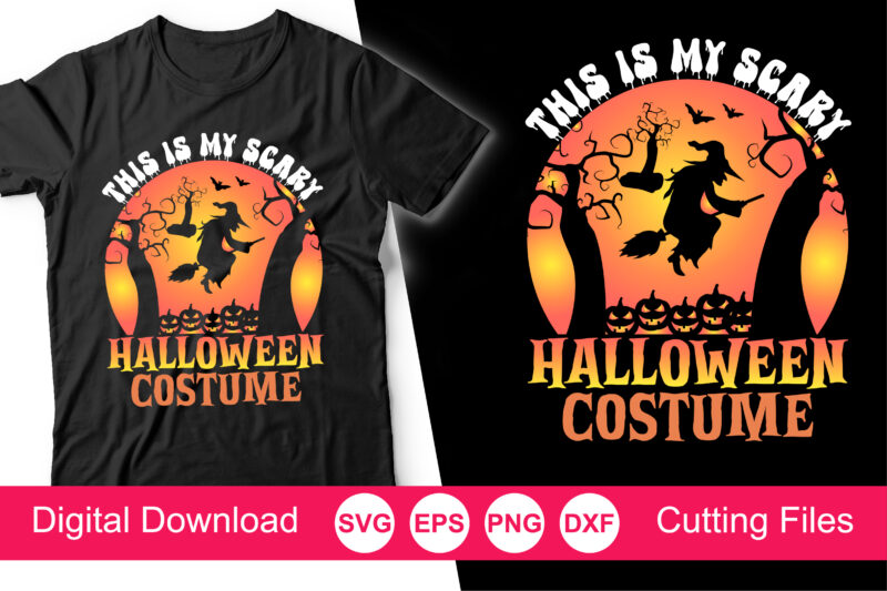 This is My Scary Halloween Costume SVG Shirt, This is my scary hallowe halloween, spooky, ghost, Family Halloween Shirts, Halloween Tees, Funny Halloween T Shirts, Cute Halloween Shirts, Halloween Shirt,