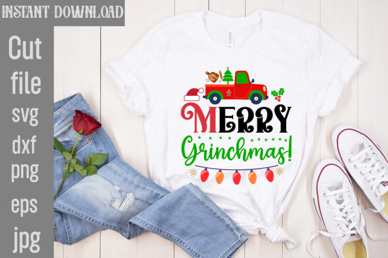 Merry Grinchmas! T-shirt Design,Merry Christmas Ya Filthy Animal T-shirt Design,I Wasn't Made For Winter SVG cut fileWishing You A Merry Christmas T-shirt Design,Stressed Blessed & Christmas Obsessed T-shirt Design,Baking Spirits