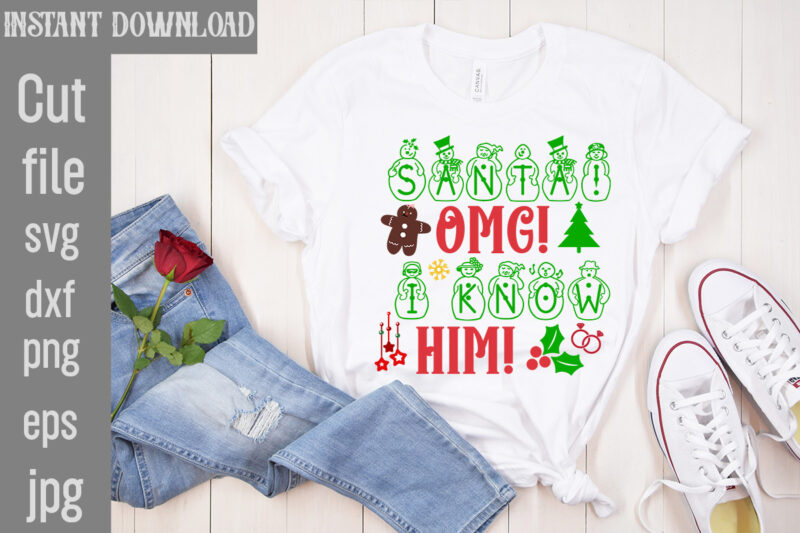 Christmas T-Shirt Bundle , Christmas Vector T-Shirt Design , Santa Vector T-Shirt Design , Christmas Sublimation Bundle , Christmas SVG Mega Bundle , 220 Christmas Design , Christmas svg bundle