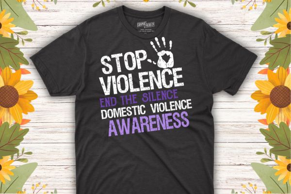 Family domestic-violence awareness purple ribbon t-shirt design vector, domestic, awareness, family, purple, ribbon, t-shirt, tee