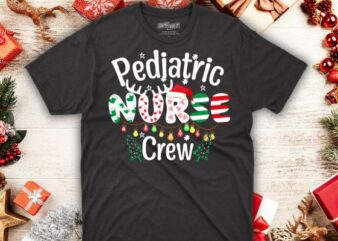 One Merry pediatric nurse Christmas T-Shirt design vector nurse christmas, christmas day nurse shirt, Santa, Xmas