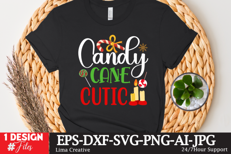 Candy Cane Cutic T-shirt Design, Winter SVG Bundle, Christmas Svg, Winter svg, Santa svg, Christmas Quote svg, Funny Quotes Svg, Snowman SVG, Holiday SVG, Winter Quote Svg Christmas SVG Bundle,