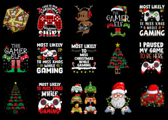 15 Christmas Gaming Shirt Designs Bundle For Commercial Use Part 3, Christmas Gaming T-shirt, Christmas Gaming png file, Christmas Gaming digital file, Christmas Gaming gift, Christmas Gaming download, Christmas Gaming design AMZ