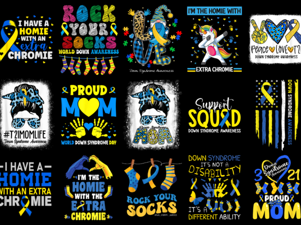 15 down syndrome shirt designs bundle for commercial use part 3, down syndrome t-shirt, down syndrome png file, down syndrome digital file, down syndrome gift, down syndrome download, down syndrome design amz