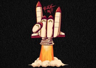 rockets rock t shirt design online