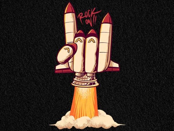 Rockets rock t shirt design online