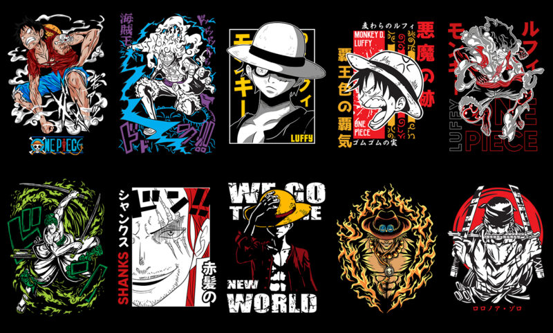 One Piece Vector Set