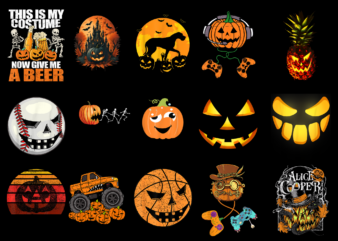 15 Halloween Jack O’ Lantern Shirt Designs Bundle For Commercial Use Part 4, Halloween Jack O’ Lantern T-shirt, Halloween Jack O’ Lantern png file, Halloween Jack O’ Lantern digital file,