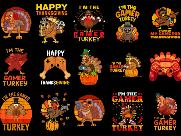 15 turkey gamer thanksgiving day shirt designs bundle for commercial use part 4, turkey gamer thanksgiving day t-shirt, turkey gamer thanksgiving day png file, turkey gamer thanksgiving day digital file,