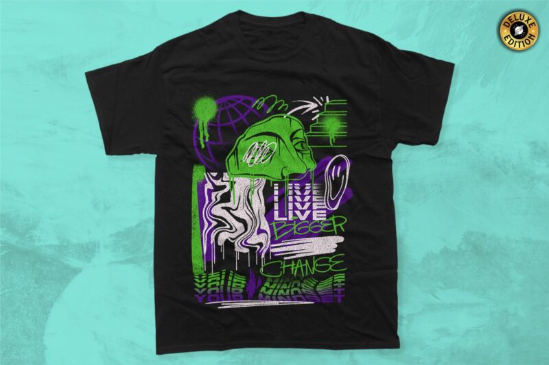 Brutalism T-shirt Designs Bundle, Brutalist Graphic T-shirt