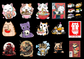 15 Cat Anime Shirt Designs Bundle For Commercial Use Part 4, Cat Anime T-shirt, Cat Anime png file, Cat Anime digital file, Cat Anime gift, Cat Anime download, Cat Anime design AMZ