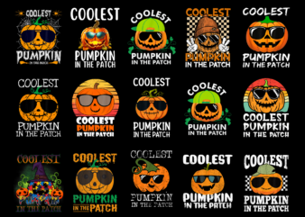 15 Coolest Pumpkin Shirt Designs Bundle For Commercial Use Part 4, Coolest Pumpkin T-shirt, Coolest Pumpkin png file, Coolest Pumpkin digital file, Coolest Pumpkin gift, Coolest Pumpkin download, Coolest Pumpkin design AMZ