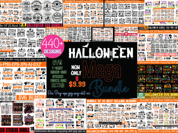 Halloween T-Shirt Mega Bundle , Halloween SVG Mega Bundle , Halloween By  Rana Creative