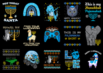 15 Hanukkah Chanukah Shirt Designs Bundle For Commercial Use Part 5, Hanukkah Chanukah T-shirt, Hanukkah Chanukah png file, Hanukkah Chanukah digital file, Hanukkah Chanukah gift, Hanukkah Chanukah download, Hanukkah Chanukah design AMZ