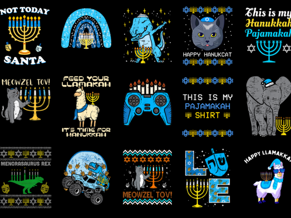 15 hanukkah chanukah shirt designs bundle for commercial use part 5, hanukkah chanukah t-shirt, hanukkah chanukah png file, hanukkah chanukah digital file, hanukkah chanukah gift, hanukkah chanukah download, hanukkah chanukah design amz