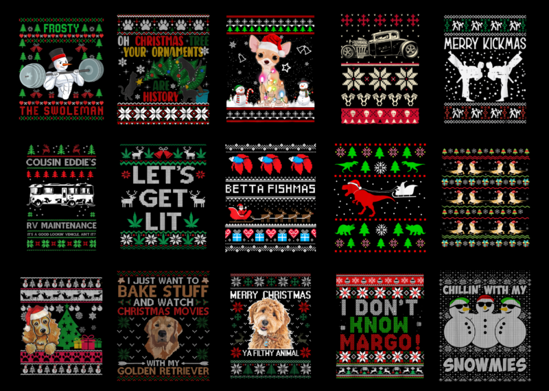 15 Ugly Christmas Shirt Designs Bundle For Commercial Use Part 5, Ugly Christmas T-shirt, Ugly Christmas png file, Ugly Christmas digital file, Ugly Christmas gift, Ugly Christmas download, Ugly Christmas design AMZ