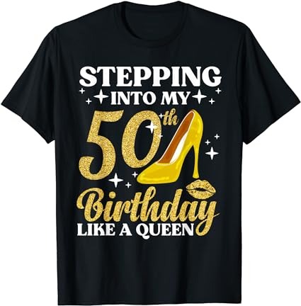 50th birthday art for women ladies girls turning 50 gag idea t-shirt png file