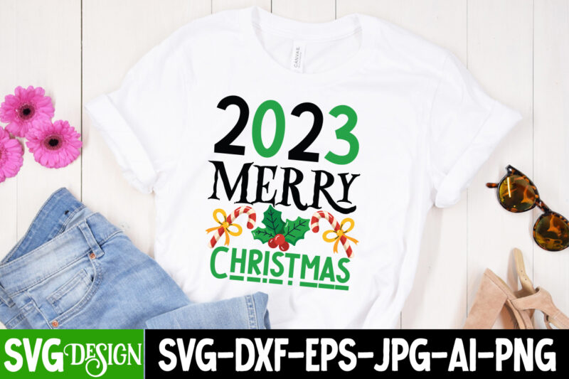 2023 Merry Christmas T-Shirt Design, 2023 Merry Christmas Vector t-Shirt Design, Christmas SVG bUndle , Christmas T-Shirt Design Bundle,Chri