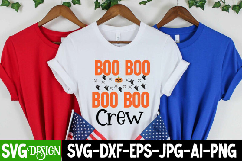 Halloween T-Shirt Design Bundle,Halloween T-Shirt Design, Eat Drink And Be Scary T-Shirt Design, Eat Drink And Be Scary Vector T-Shirt Design, The Boo Crew T-Shirt Design, The Boo Crew Vector