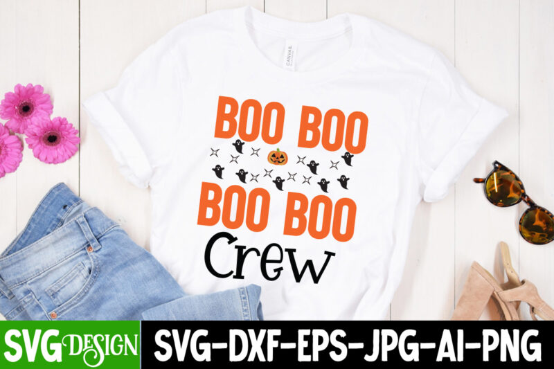 Halloween T-Shirt Design Bundle,Halloween T-Shirt Design, Eat Drink And Be Scary T-Shirt Design, Eat Drink And Be Scary Vector T-Shirt Design, The Boo Crew T-Shirt Design, The Boo Crew Vector