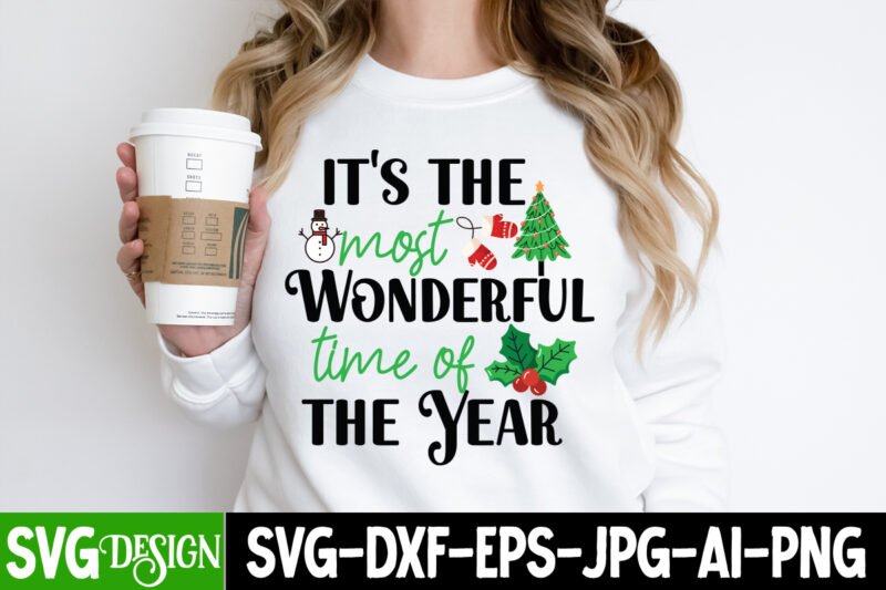 Christmas T-Shirt Design Bundle, Christmas T-Shirt Design, Christmas SVG Bundle, Christmas Vector Bundle