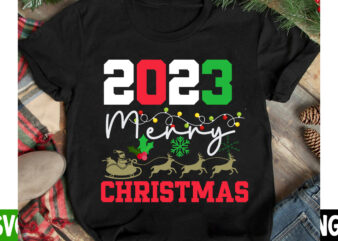 2023 Merry Christmas T-Shirt Design, 2023 Merry Christmas Vector t-Shirt Design, I m Only a Morning Person On December 25 T-Shirt Design, I m Only a Morning Person On December